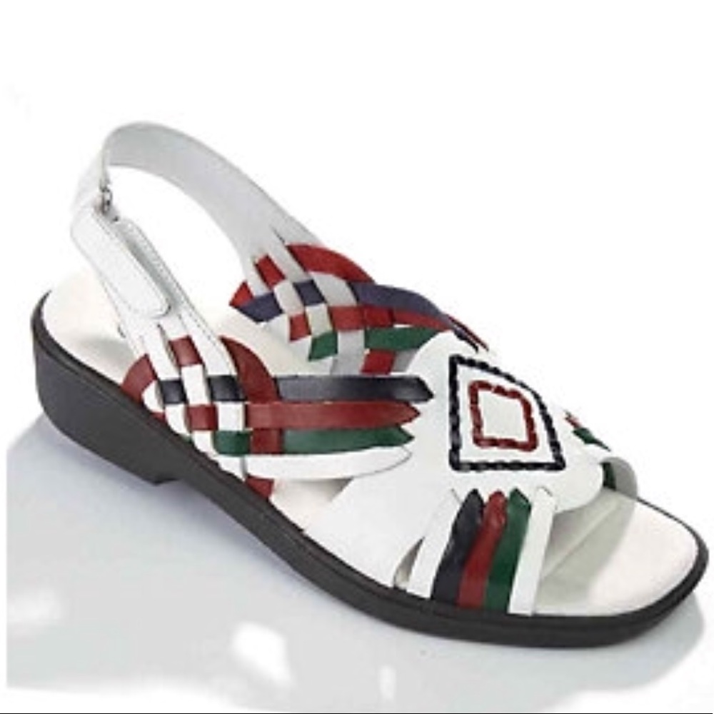Dr Scholl’s Woven Leather Sandals
